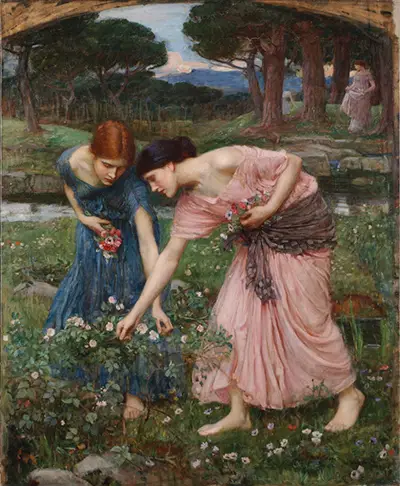 Gather Ye Rosebuds While Ye May John William Waterhouse